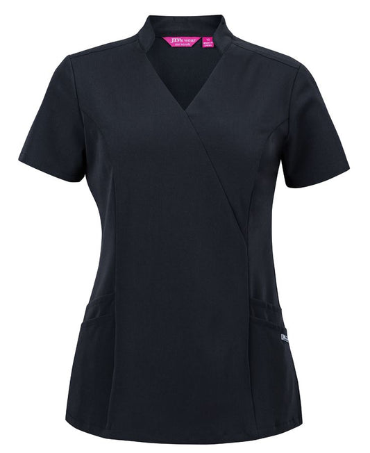 JB's Ladies Nu Mandarin Collar Scrub Top 4SMT1
