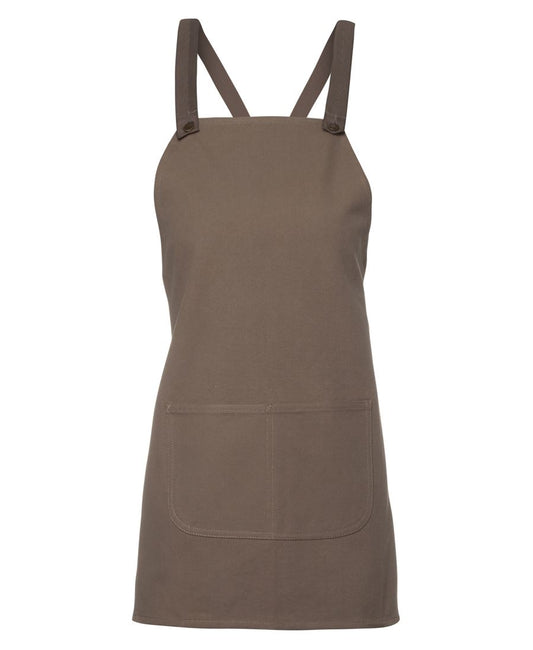 JB's Cross Back 65x71 Bib Canvas Apron 5ACBE Cover Up
