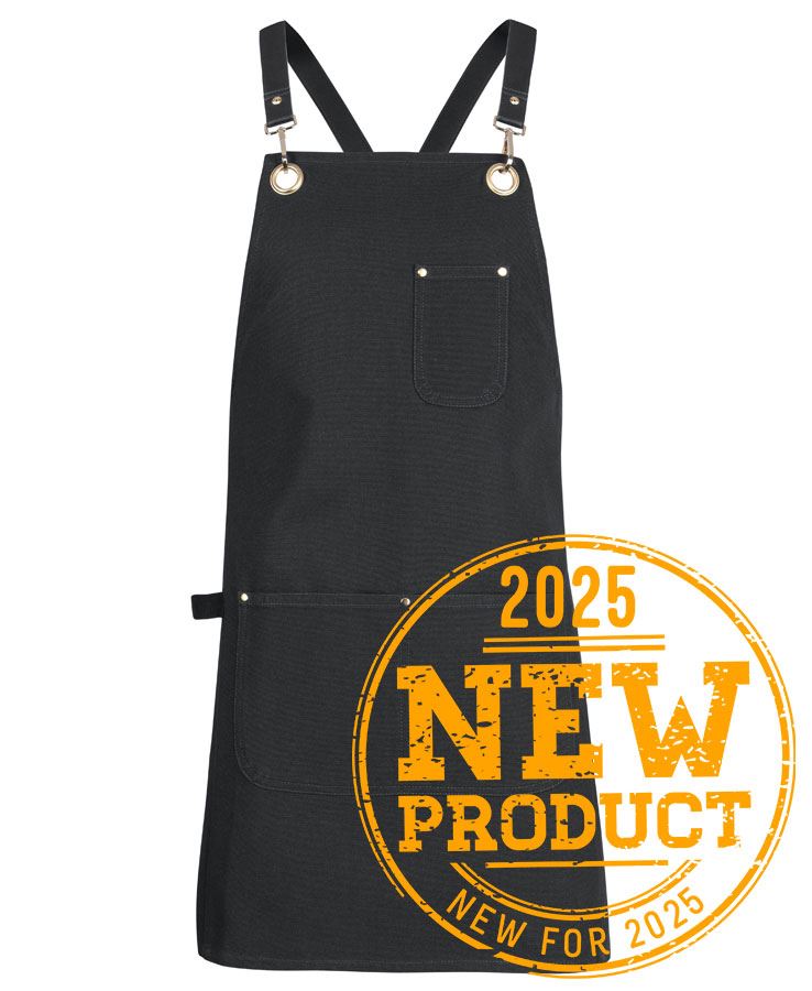 JB's 65x75 Brass Eyelet Canvas Apron with PU Strap 5ACBP