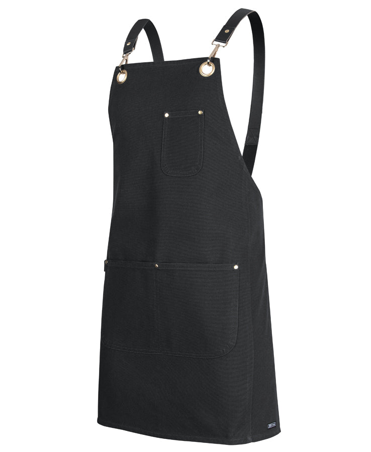 JB's 65x75 Brass Eyelet Canvas Apron with PU Strap 5ACBP