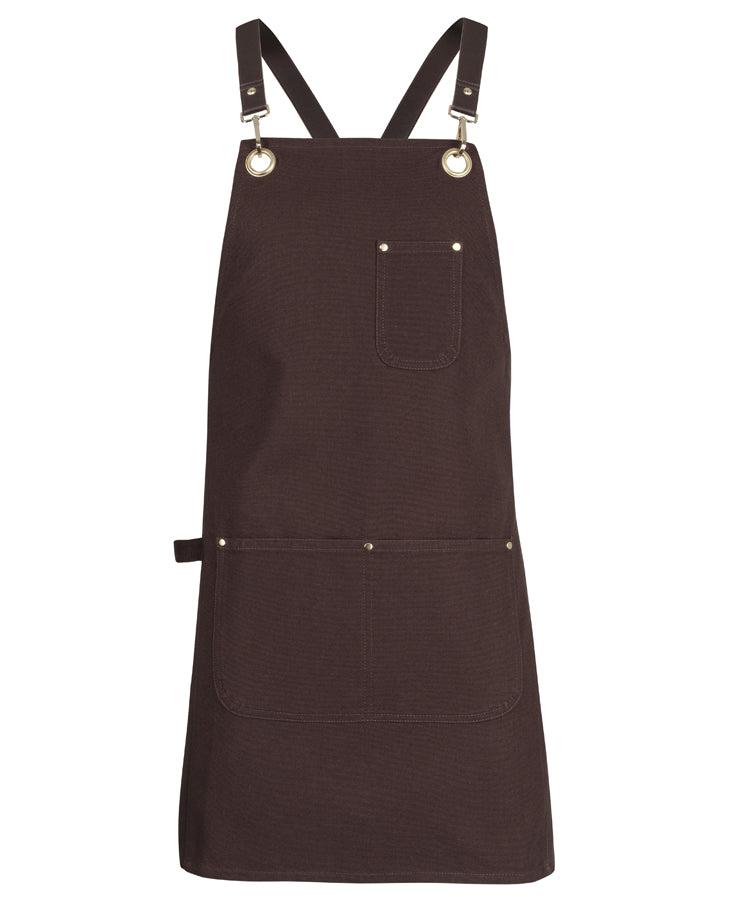 JB's 65x75 Brass Eyelet Canvas Apron with PU Strap 5ACBP