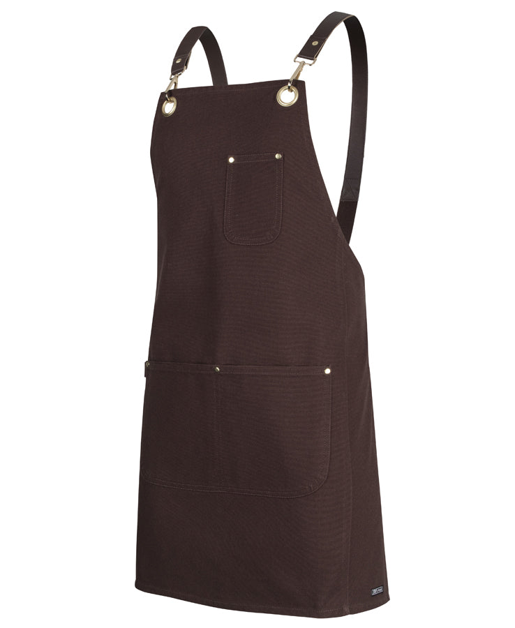 JB's 65x75 Brass Eyelet Canvas Apron with PU Strap 5ACBP