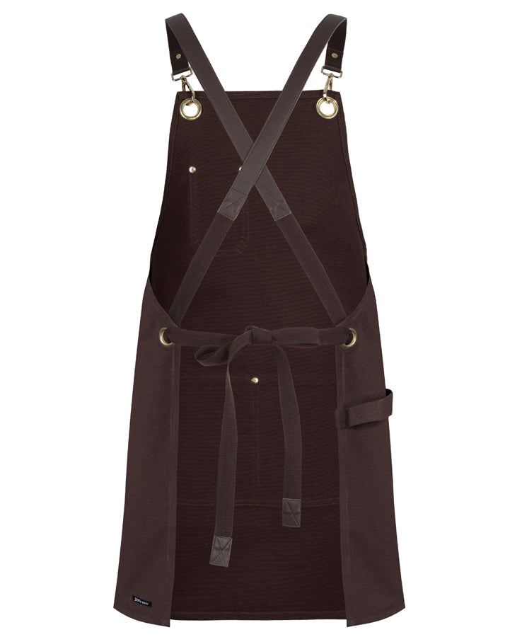 JB's 65x75 Brass Eyelet Canvas Apron with PU Strap 5ACBP
