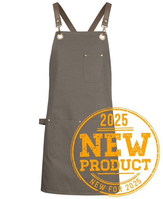 JB's 65x75 Brass Eyelet Canvas Apron with PU Strap 5ACBP