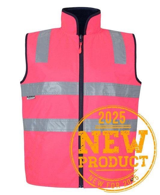 JB's Hi Vis 4602.1 (D+N) Reversible Vest 6D4RV | Safety vest