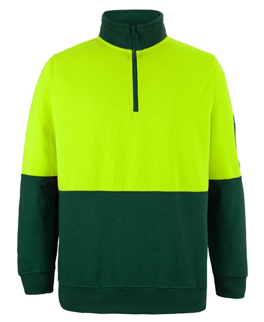 JB's Hi Vis 1/2 Zip Fleecy 6HVFH | Classic Cool Weather Option