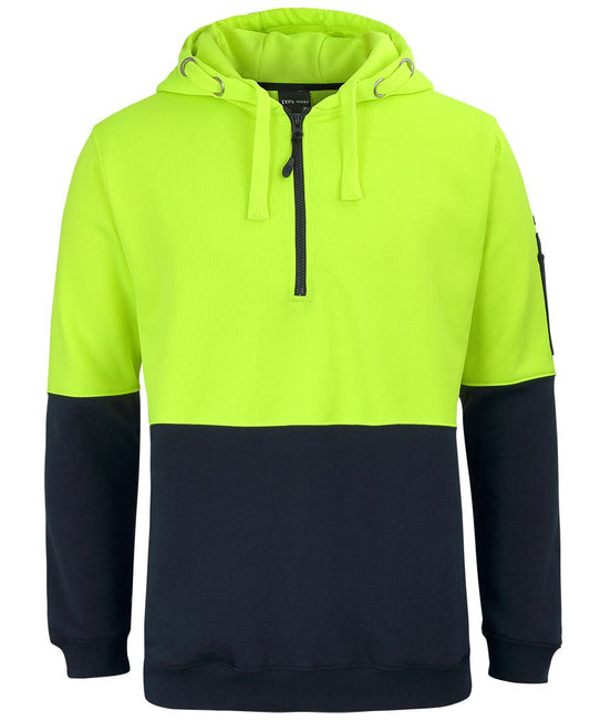 JB's Hi Vis 1/2 Zip Hoodie 6HVHZ