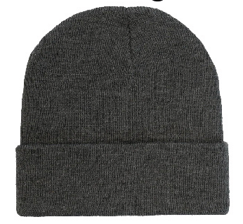 Customized Beanie | Plain Beanie + One Sided Embroidery | Cuffed Recycled Polyester Knitted Beanie