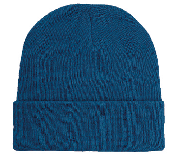 Customized Beanie | Plain Beanie + One Sided Embroidery | Cuffed Recycled Polyester Knitted Beanie