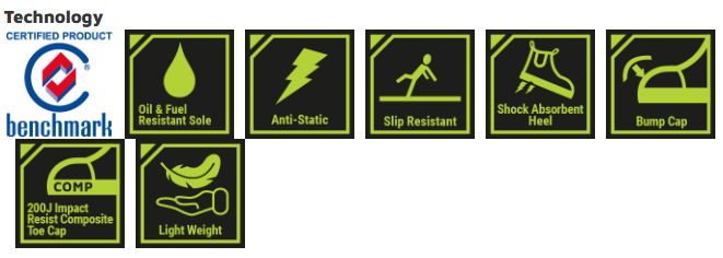 JB's Cyborg Zip Safety Boot 9G5