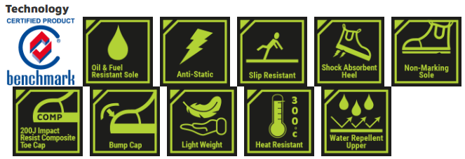 JB's Roadtrain Zip Safety Boot 9F1 | HARD WORKING