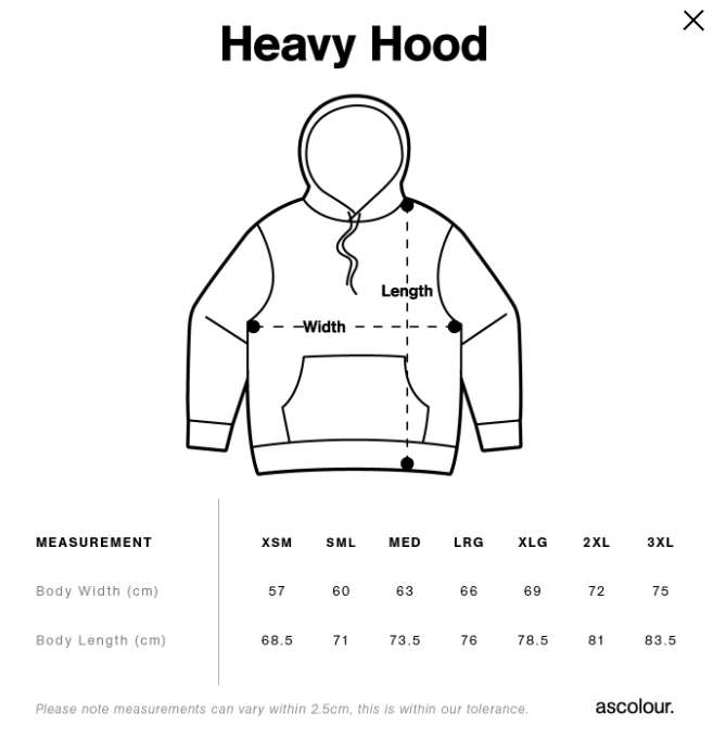 as colour | Heavy Hood 5146 | Hoodie