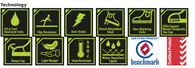JB's Atrax Zip Safety Boot 9H8