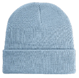 Customized Beanie | Plain Beanie + One Sided Embroidery | Cuffed Recycled Polyester Knitted Beanie