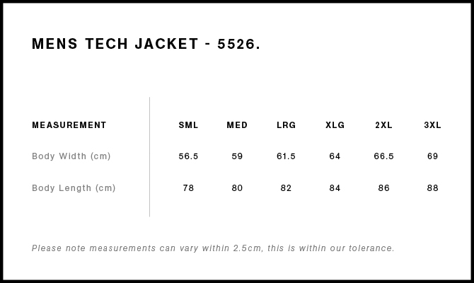 as colour Tech Jacket 5526
