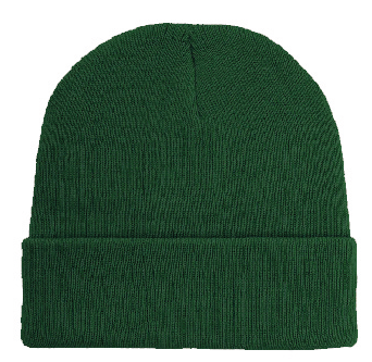 Customized Beanie | Plain Beanie + One Sided Embroidery | Cuffed Recycled Polyester Knitted Beanie