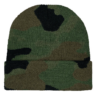 Customized Beanie | Plain Beanie + One Sided Embroidery | Cuffed Recycled Polyester Knitted Beanie