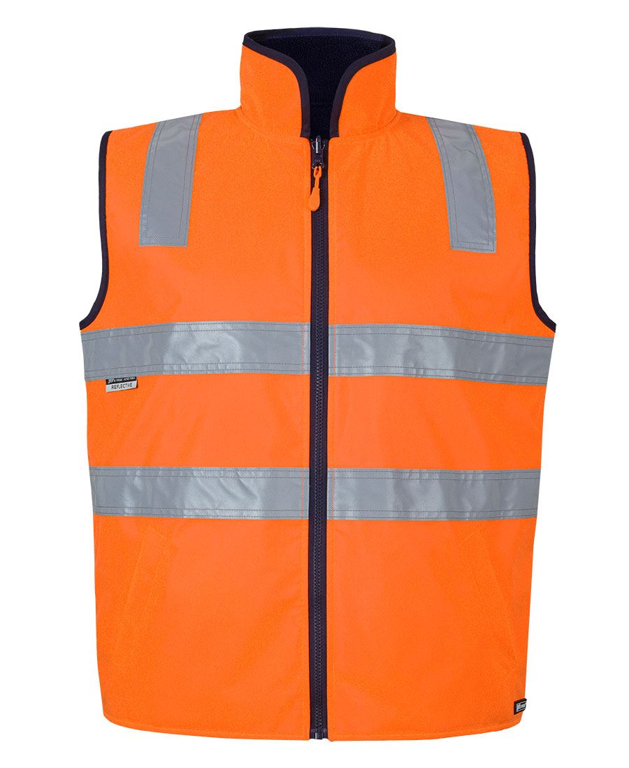 JB's Hi Vis 4602.1 (D+N) Reversible Vest 6D4RV | Safety vest