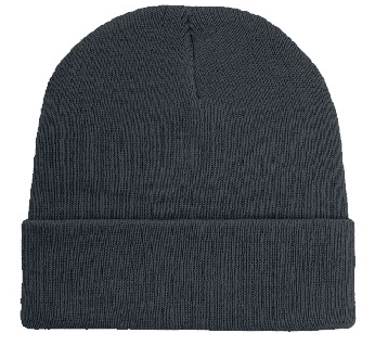 Customized Beanie | Plain Beanie + One Sided Embroidery | Cuffed Recycled Polyester Knitted Beanie