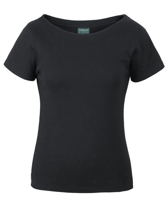 C of C Ladies Boat Neck Tee 1BTS | Stylish Neck Design