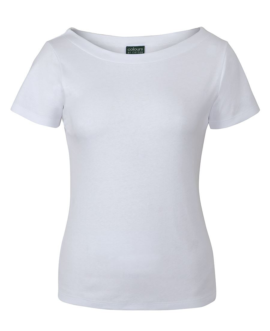 C of C Ladies Boat Neck Tee 1BTS | Stylish Neck Design