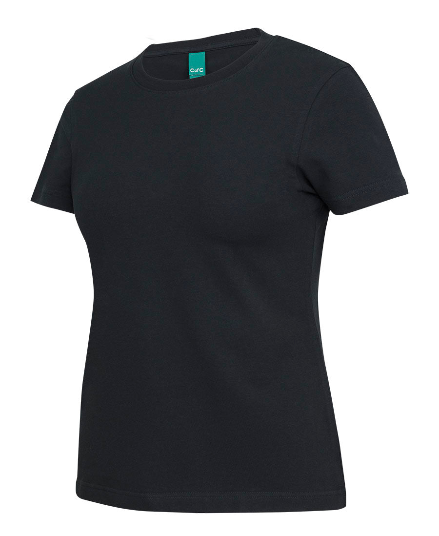 C of C Ladies Cotton S/S Stretch Tee 1STS1 | Classic aesthetic, modern performance