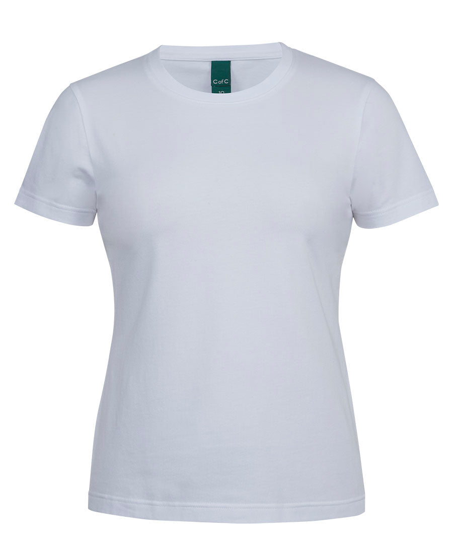 C of C Ladies Cotton S/S Stretch Tee 1STS1 | Classic aesthetic, modern performance