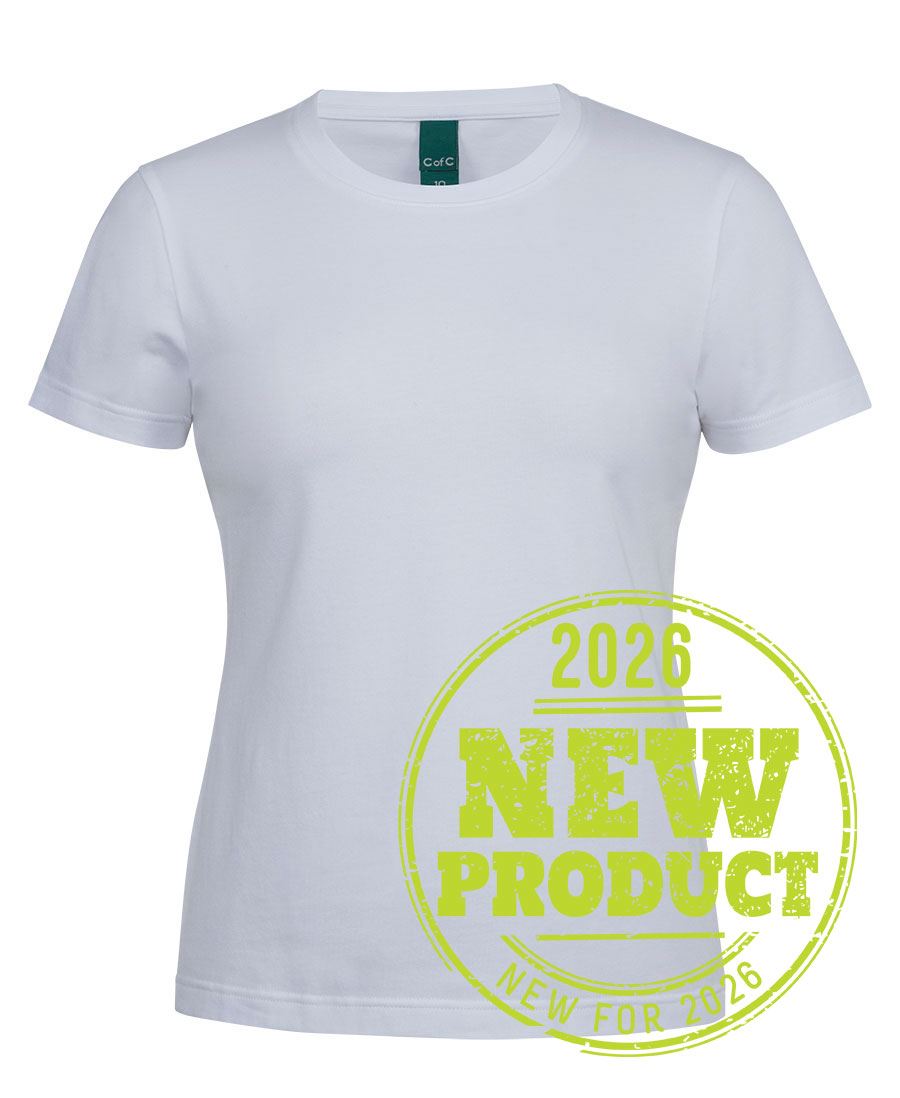 C of C Ladies Cotton S/S Stretch Tee 1STS1 | Classic aesthetic, modern performance