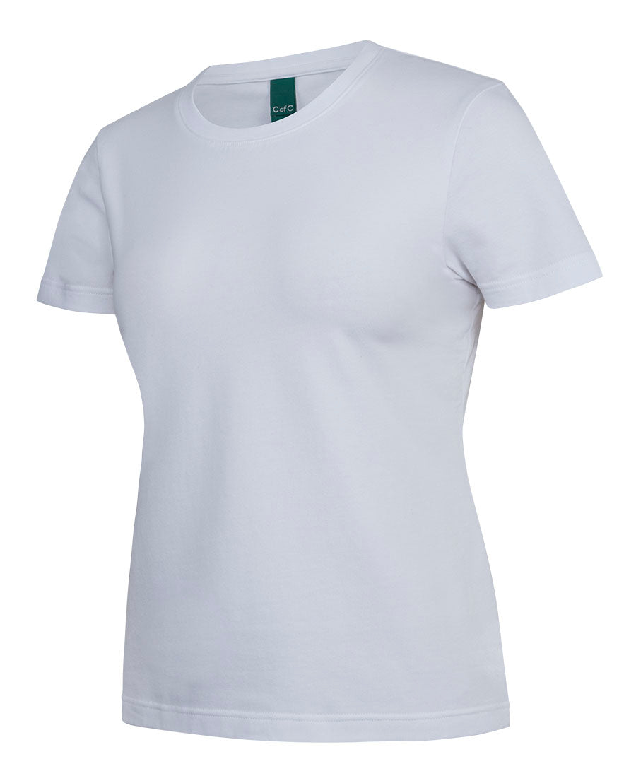 C of C Ladies Cotton S/S Stretch Tee 1STS1 | Classic aesthetic, modern performance