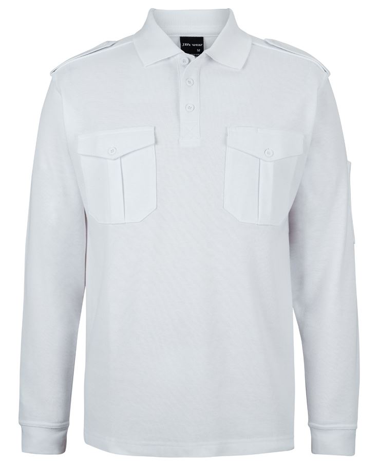 JB's L/S 250 Epaulette Polo 210EL
