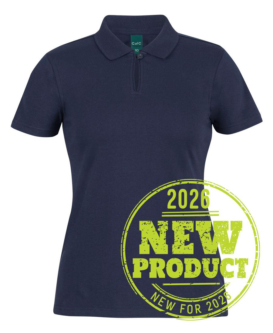 C of C Ladies Cotton S/S Stretch Polo 2STS1 | Classic aesthetic, modern performance