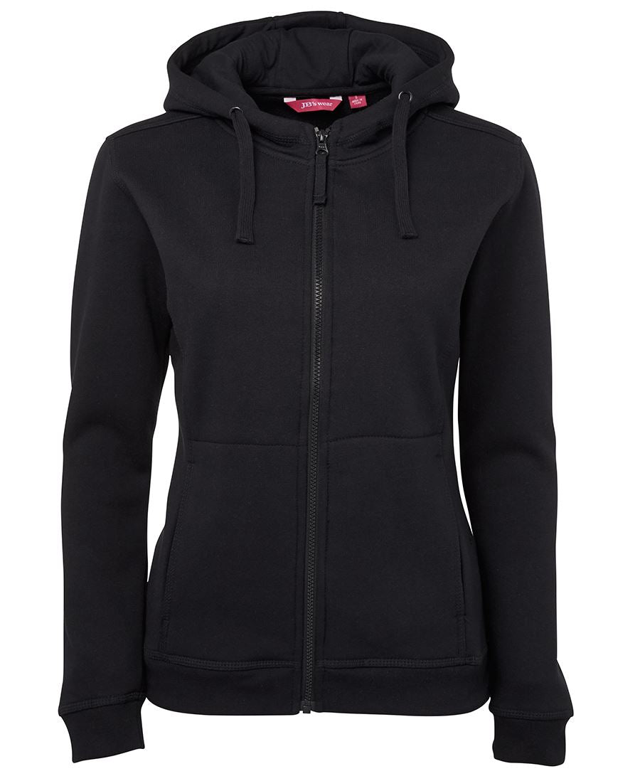 JB's Ladies Full Zip Fleecy Hoodie 3HJ1 Form-fitting comfort