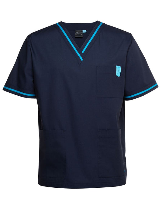 JB's Contrast Scrubs Top 4SCT