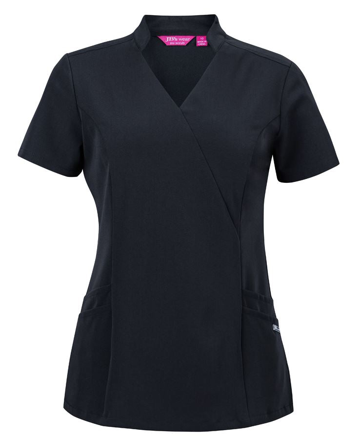 JB's Ladies Nu Mandarin Collar Scrub Top 4SMT1