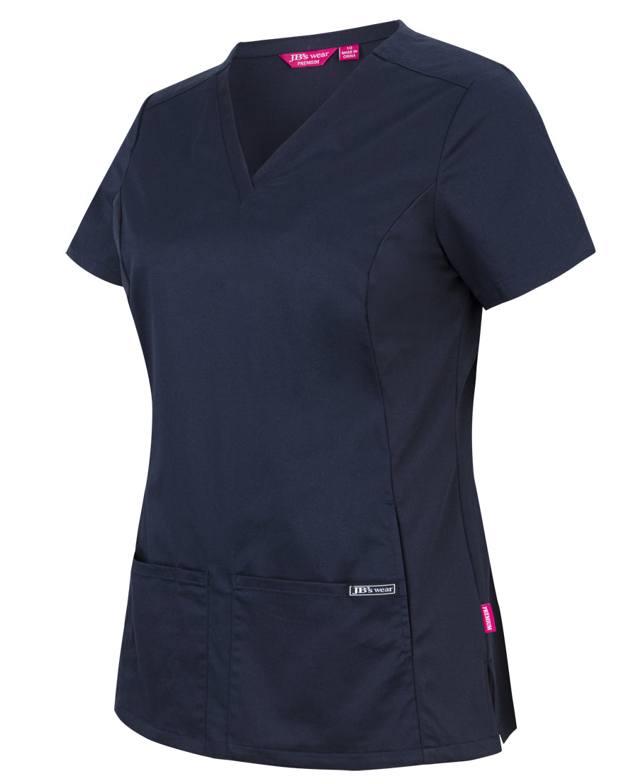 JB's Ladies Premium Stretch Panel Scrub Top 4SUT1