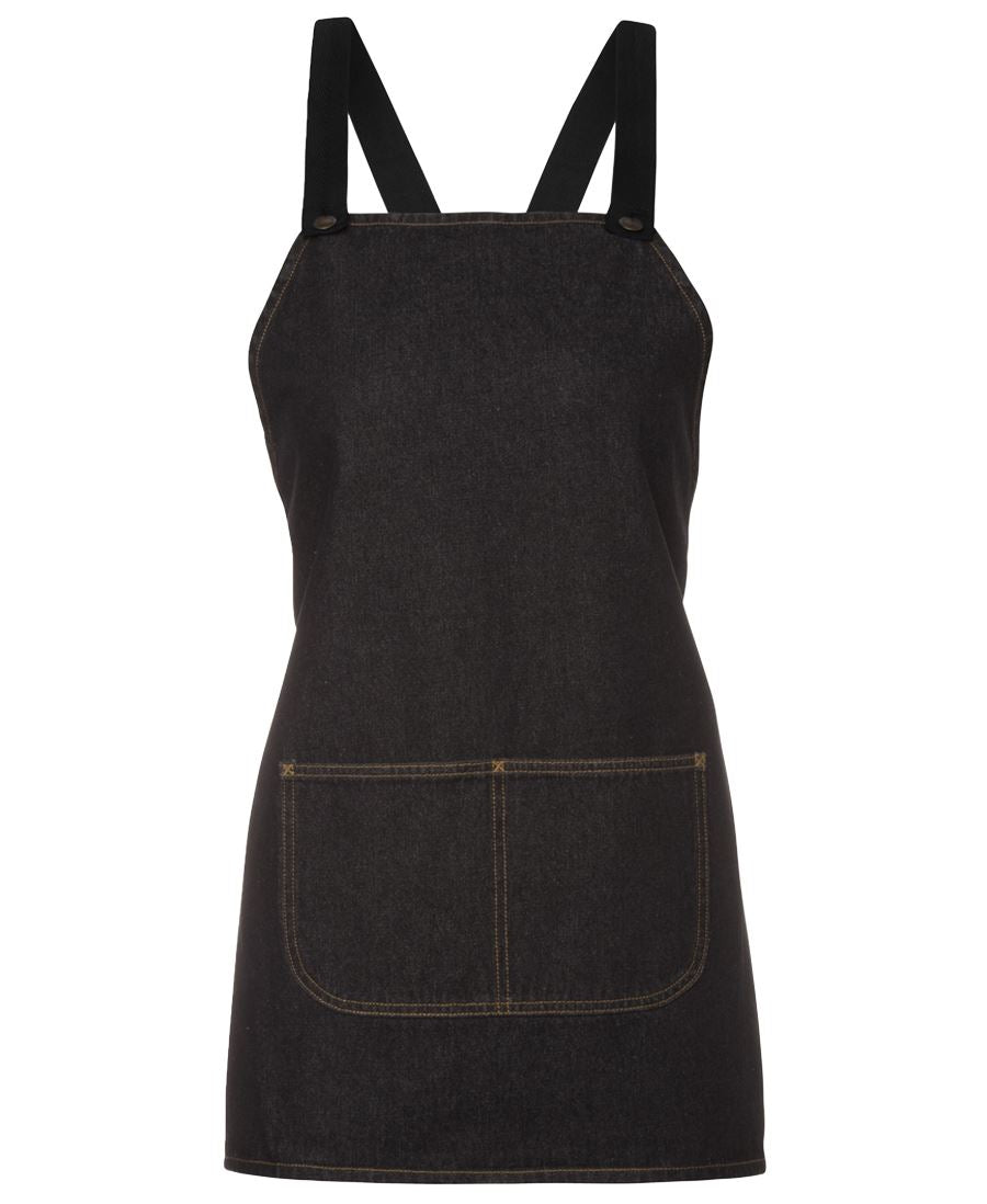 JB's Cross Back 65x71 Bib Denim Apron 5ACBB