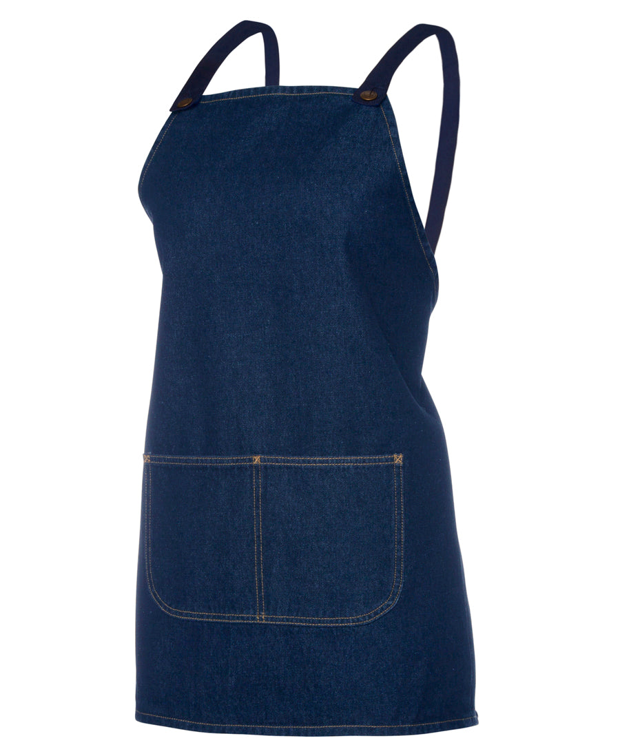 JB's Cross Back 65x71 Bib Denim Apron 5ACBB
