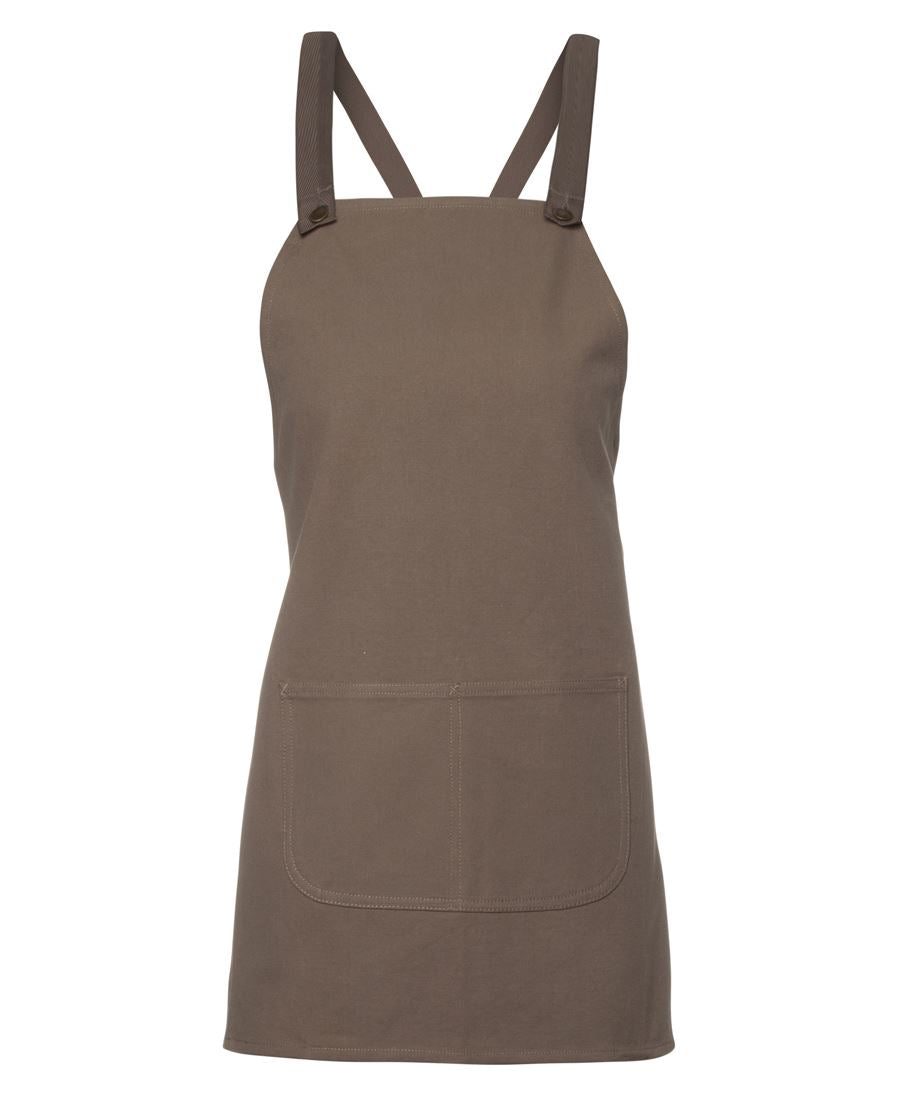 JB's Cross Back 65x71 Bib Canvas Apron  5ACBE Cover Up