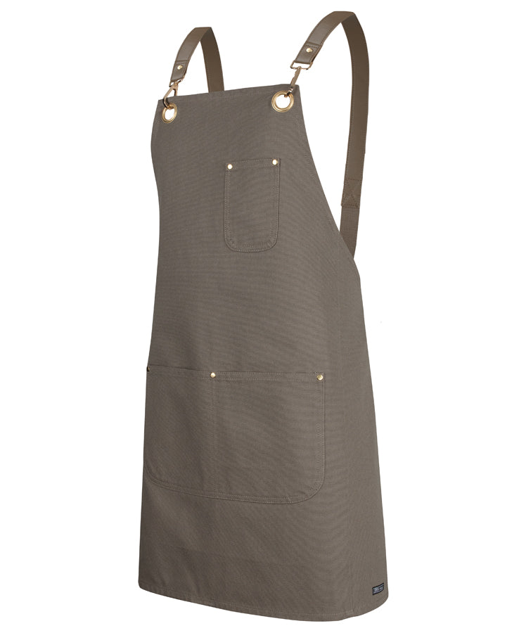 JB's 65x75 Brass Eyelet Canvas Apron with PU Strap 5ACBP