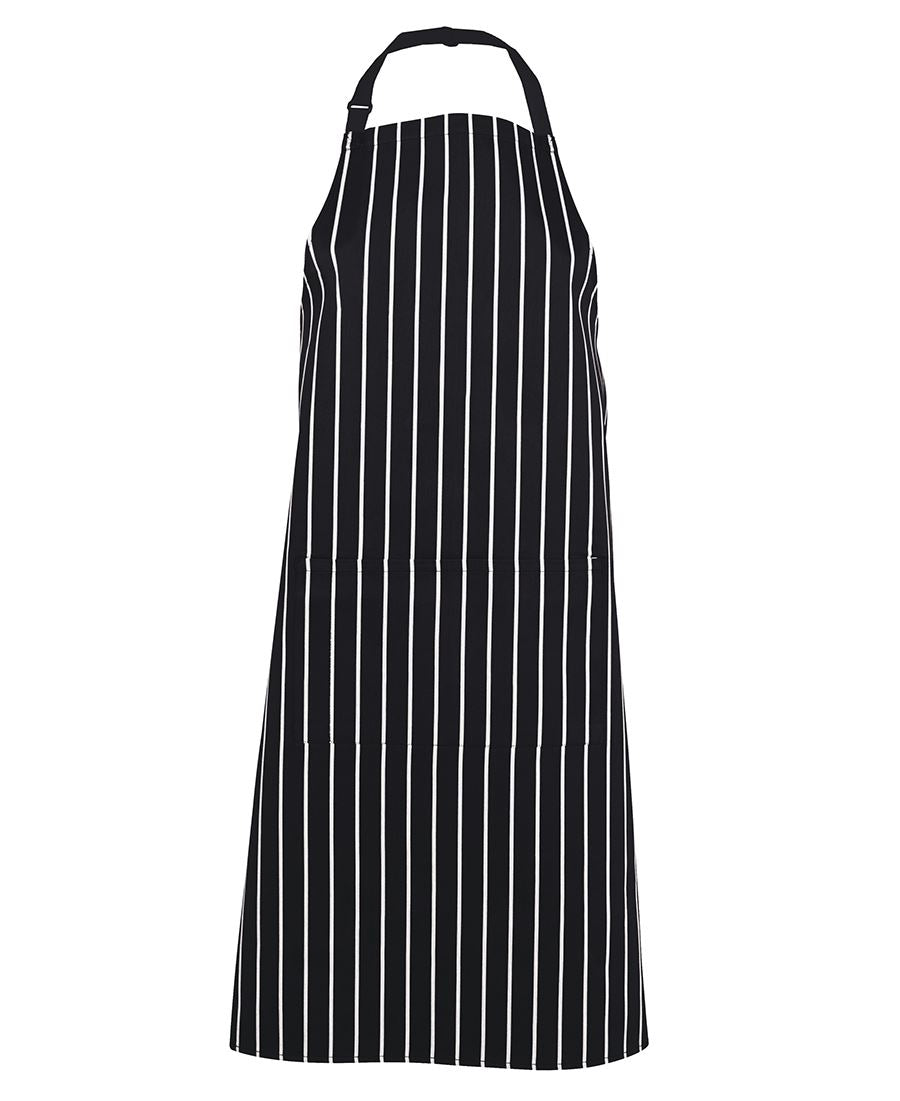 JB's Bib Striped Apron with Pocket 5BS | We've got you covered