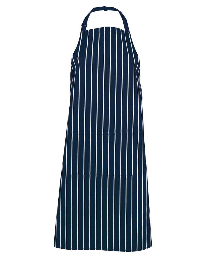 JB's Bib Striped Apron with Pocket 5BS | We've got you covered