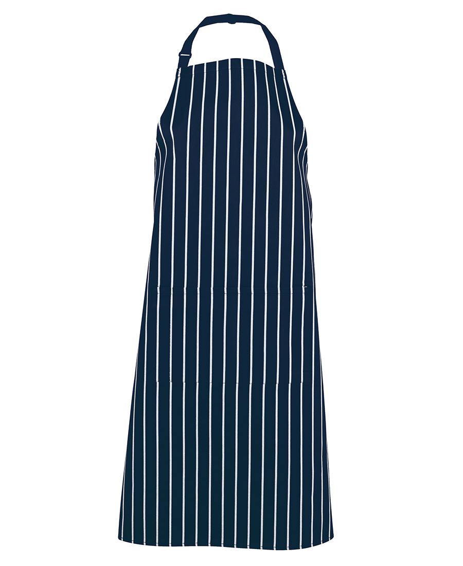 JB's Bib Striped Apron with Pocket 5BS | We've got you covered