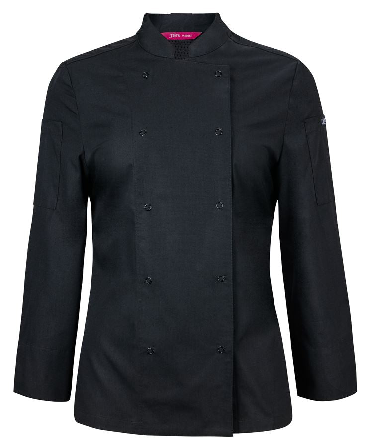 JB's Ladies L/S Snap Button Chef Jacket 5CJL1