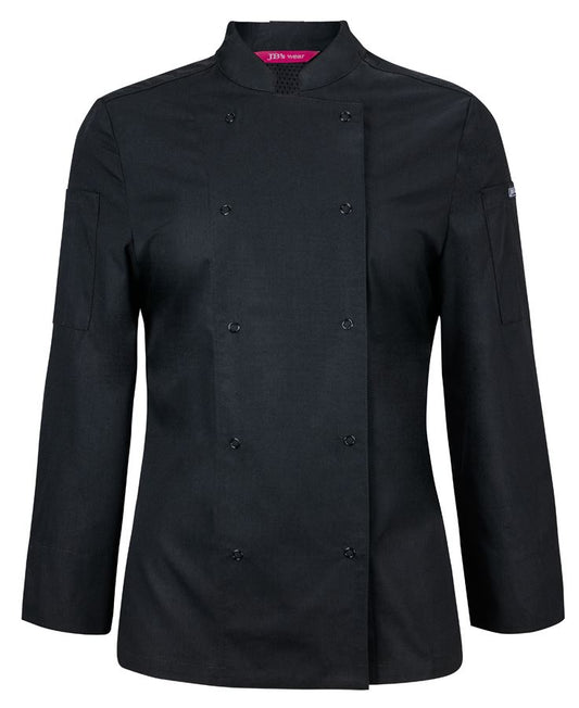 JB's Ladies L/S Snap Button Chef Jacket 5CJL1