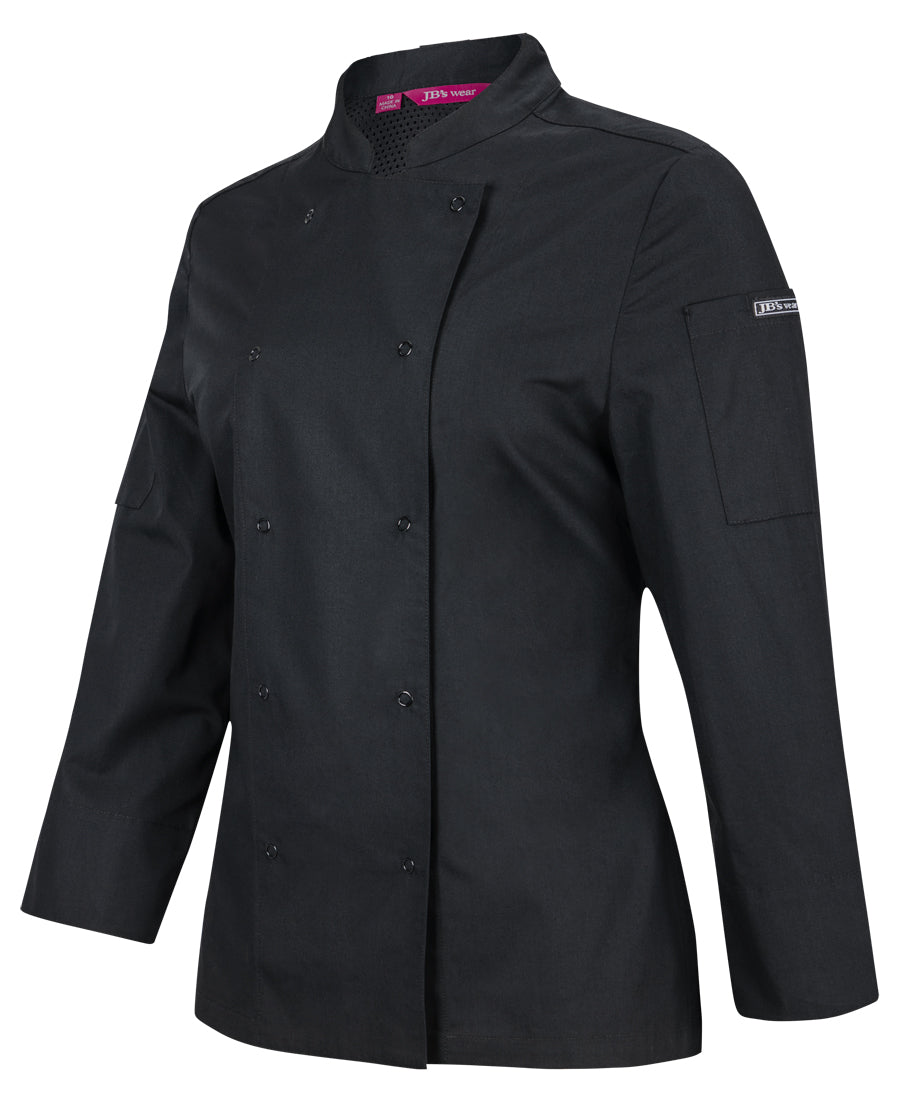 JB's Ladies L/S Snap Button Chef Jacket 5CJL1