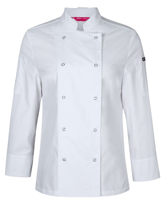 JB's Ladies L/S Snap Button Chef Jacket 5CJL1