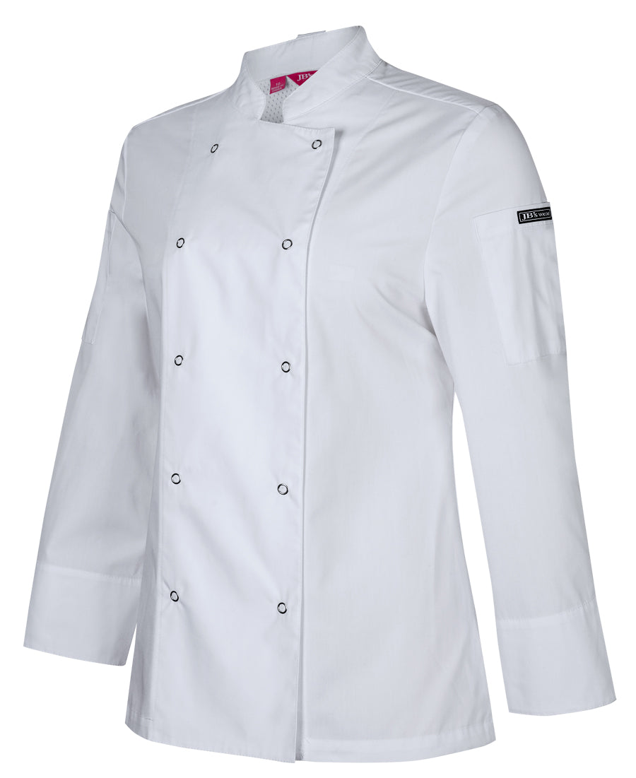 JB's Ladies L/S Snap Button Chef Jacket 5CJL1