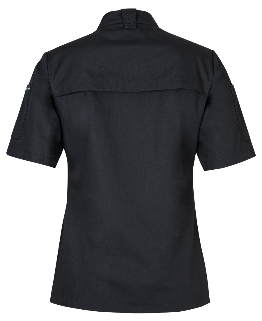 JB's Ladies S/S Snap Button Chef Jacket 5CJS1