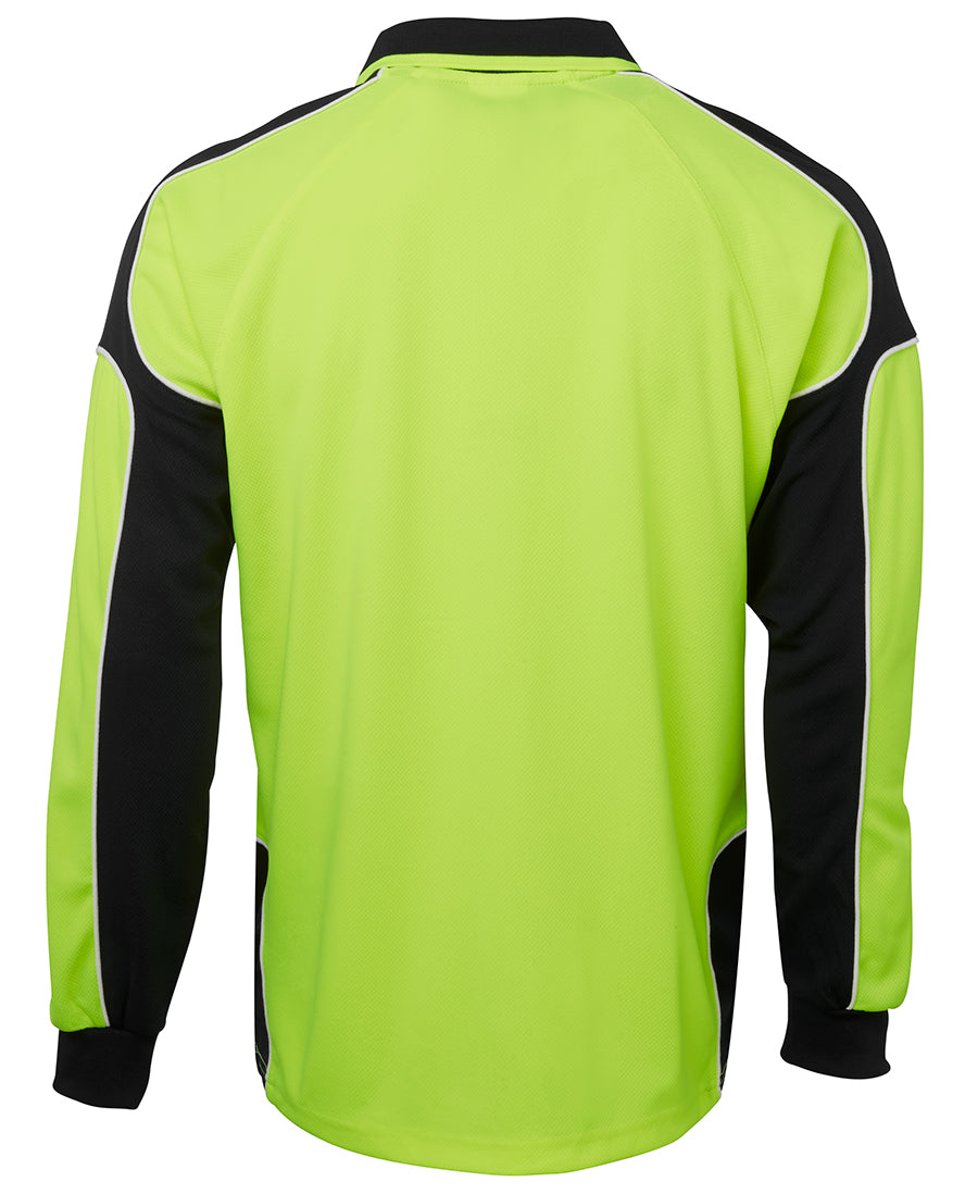 JB's Hi Vis L/S Arm Panel Polo 6AP4L