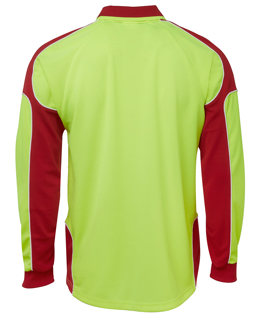 JB's Hi Vis L/S Arm Panel Polo 6AP4L